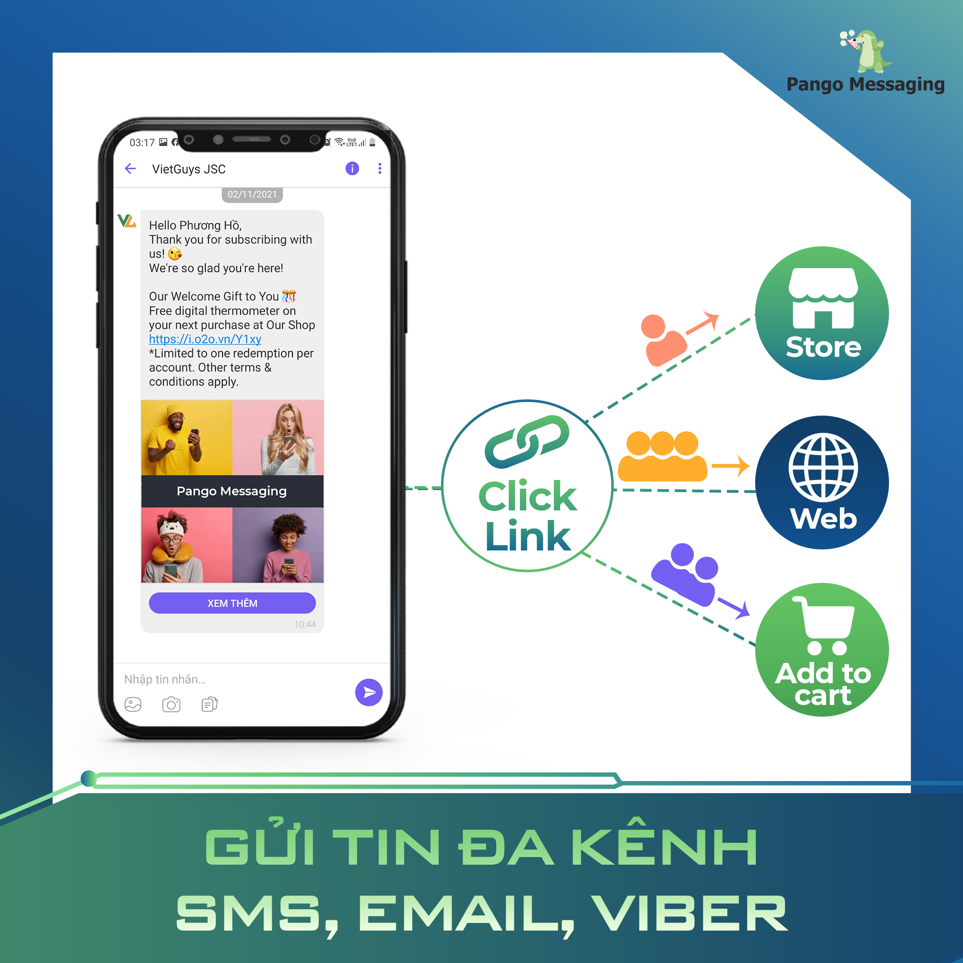Giải pháp gửi tin nhắn đa kênh