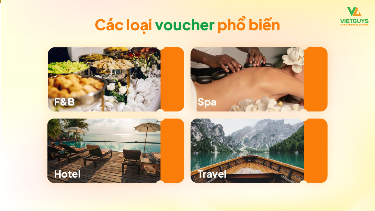 Các loại voucher được dùng nhiều nhất hiện nay