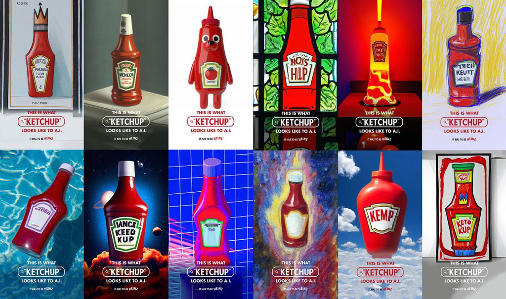 Chiến dịch “Draw Ketchup” của Heinz.