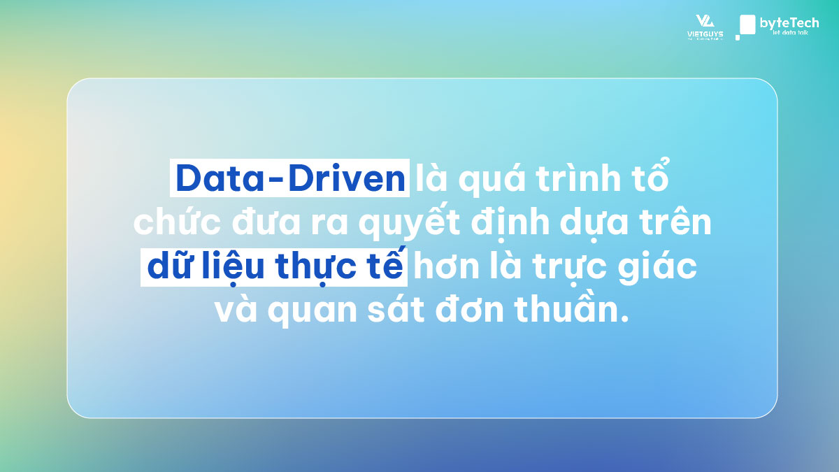 Data-Driven là gì?