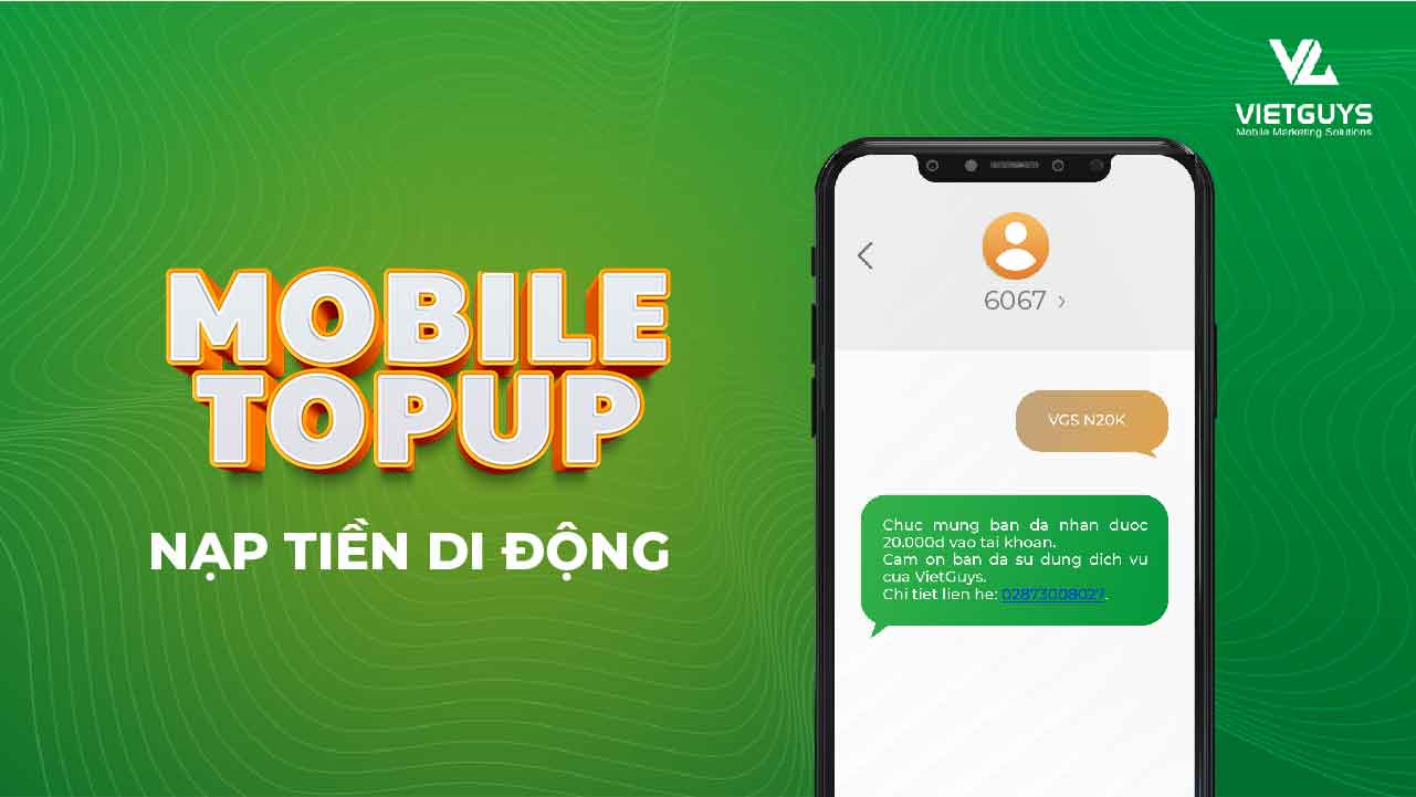 Dịch vụ Mobile Topup