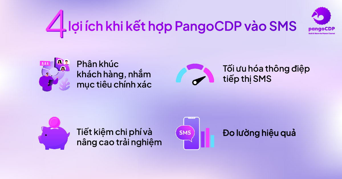 Lợi ích của nền tảng dữ liệu PangoCDP với SMS
