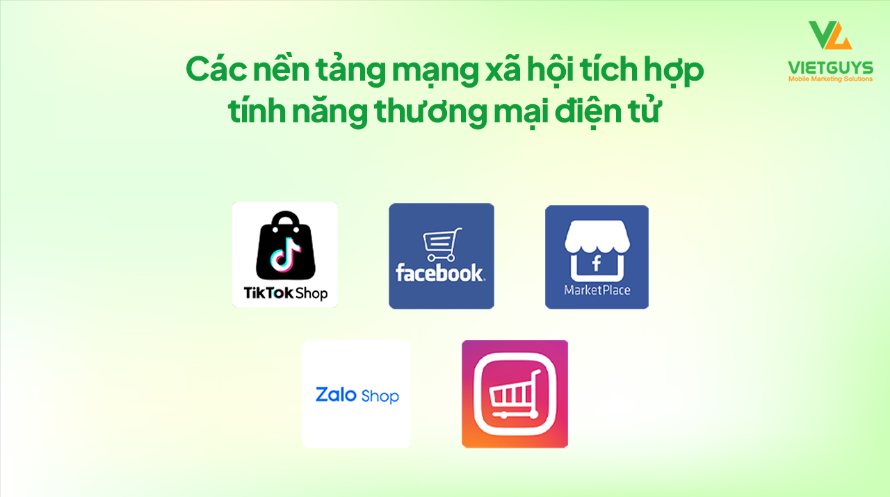 Nền tảng mạng xã hội tích hợp thương mại điện tử.