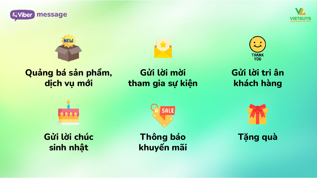 Ứng dụng Viber Message.