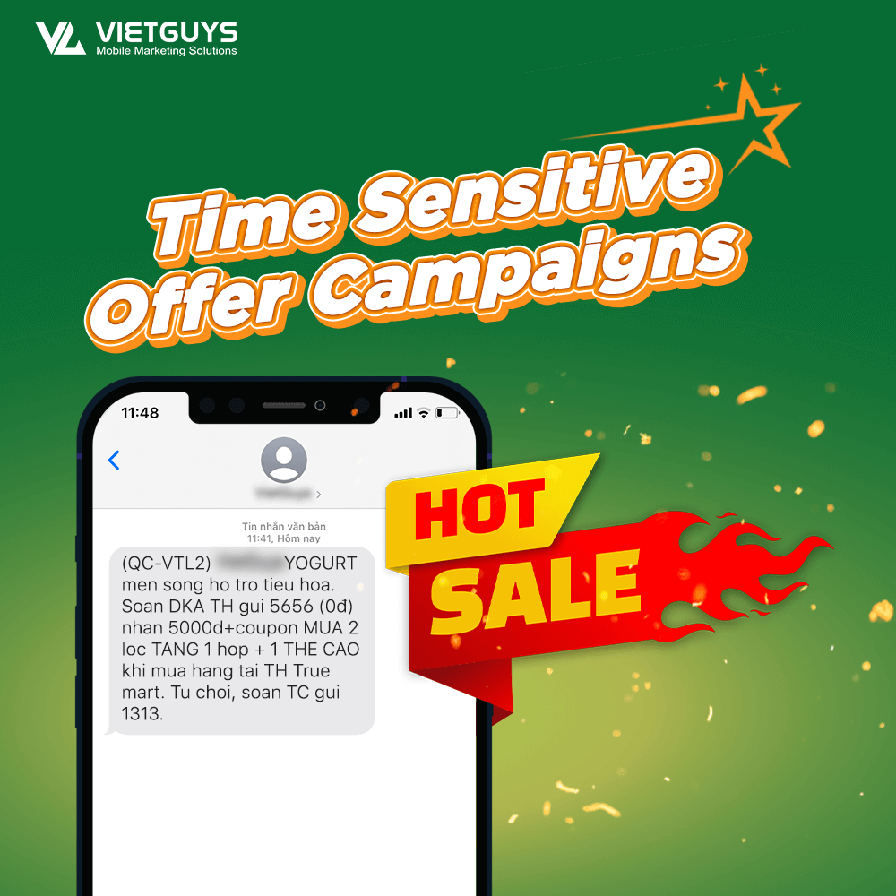 SMS VietGuys Time Sensitive Offer