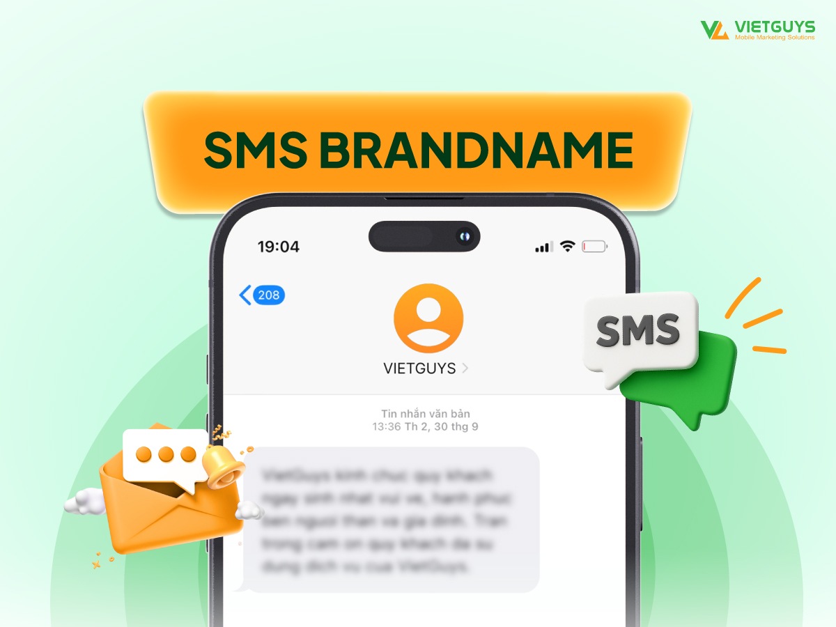 SMS Brandname.