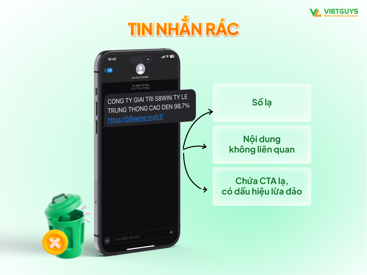 Tin nhắn rác.