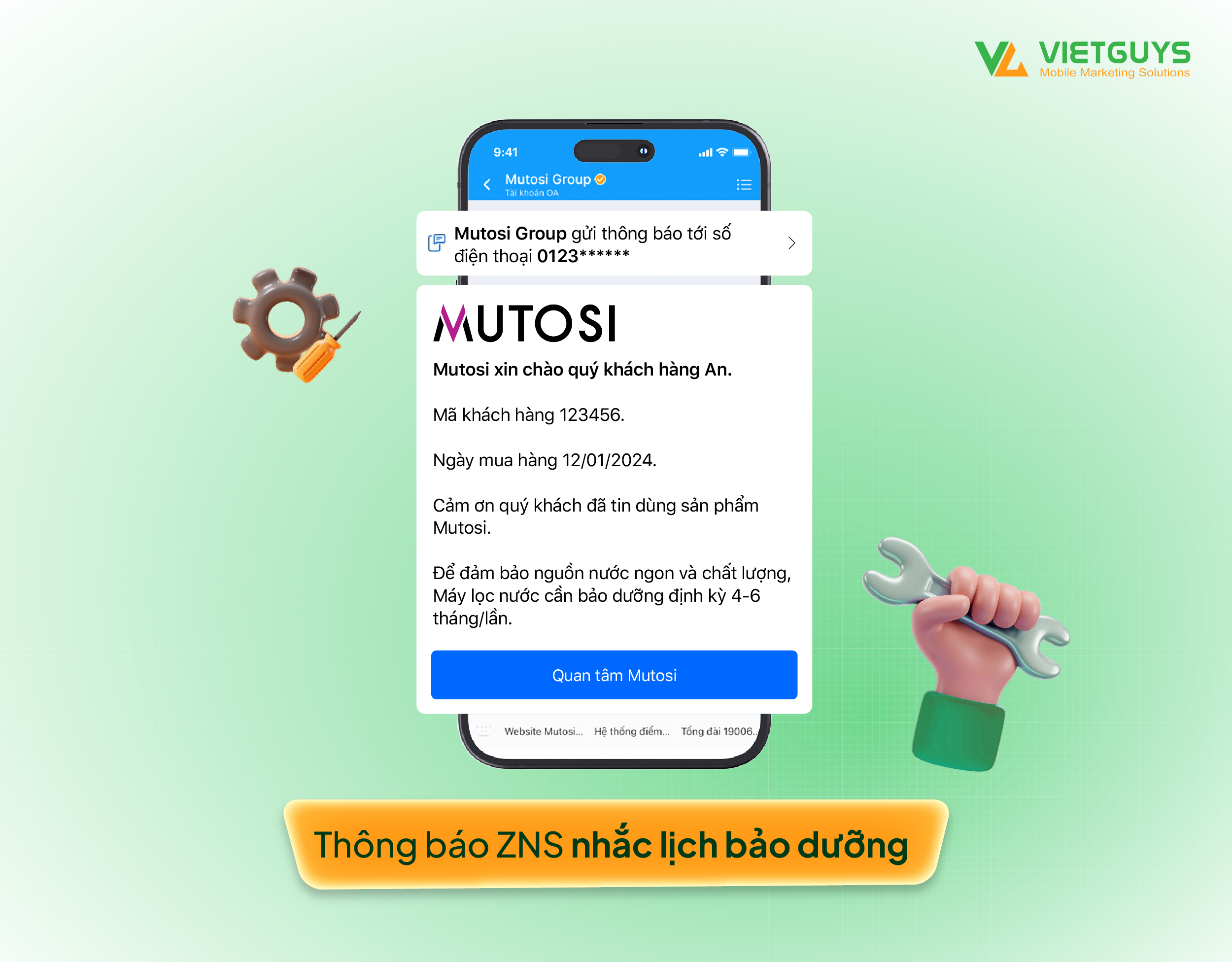 Mutosi ứng dụng ZNS.