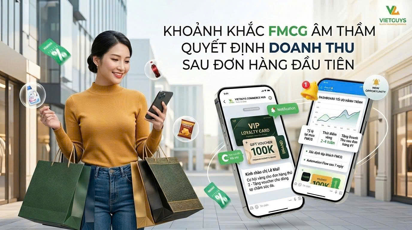 Khoảnh Khắc FMCG Âm Thầm Quyết Định Doanh Thu Sau Đơn Hàng Đầu Tiên