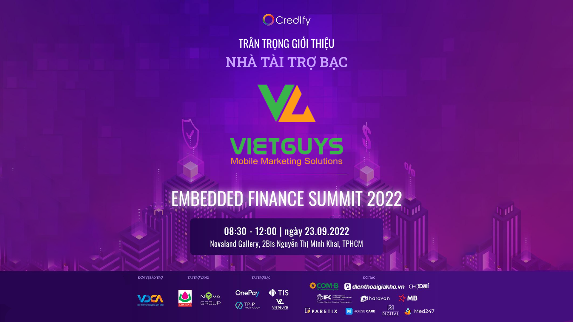 VietGuys đồng hành Credify trong sự kiện Embedded Finance Summit 2022