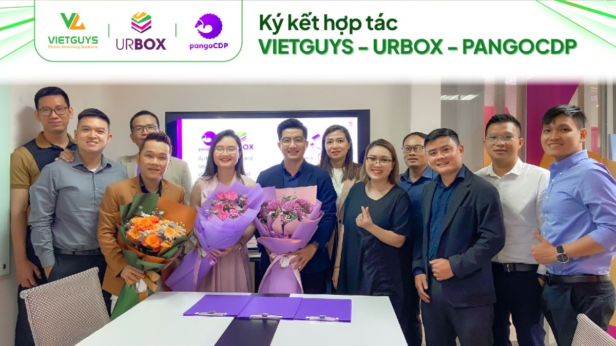 VietGuys, PangoCDP và UrBox ký kết hợp tác chiến lược giải pháp công nghệ